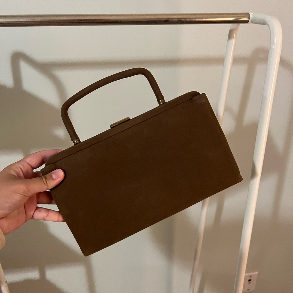 Vintage brown clutch